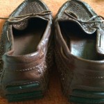 MEN’S COLE HAAN MOCASSIN BOAT WEAVED LEATHER SHOES  9 1/2 D