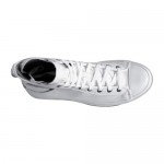 Diesel Mens Exposure I White Leather High Top Sneakers Shoes