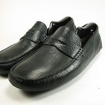 Cole Haan Men’s Loafers / Driving Mocs Black Pebbled Leather Size 10.5 W