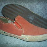 NEW MEN COLE HAAN BURNT ORANGE SUEDE GORE SIDE SLIP-ON LOAFERS SZ 11.5M
