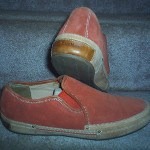 NEW MEN COLE HAAN BURNT ORANGE SUEDE GORE SIDE SLIP-ON LOAFERS SZ 11.5M