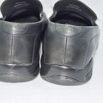 COLE HAAN men’s 12M black leather slip on loafer shoe Nike Air sole