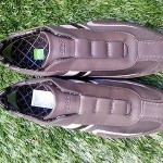 Mens Hugo Boss Space Up Slip On Dark Grey Leather Shoes -Size 10-NWT Retail $150