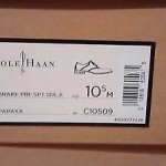 New Cole Haan Drake Perf Spt Saddle Papaya Size 10.5 M