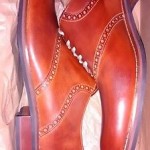 New Cole Haan Drake Perf Spt Saddle Papaya Size 10.5 M