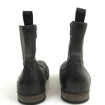 Hugo Boss Gray Boots sz 41 leather spectator chelsea ankle