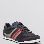 HUGO BOSS “Akeen” Men’s Fashion Sneakers  Shoes Textile Leather Size US-12