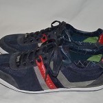 HUGO BOSS “Akeen” Men’s Fashion Sneakers  Shoes Textile Leather Size US-12