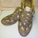 DIESEL  Fashion Sneakers  Gray / Yellow   Size US 12