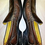 Cole Haan Nike Air Brown  Leather Slip-On  Driving Loafer Mens Size 13 Medium