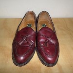 Cole Haan Men Burgundy Shoes Slip on Leather Size 8 D