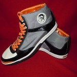 DIESEL BRAVE HIDE  RN 93243 White/Grey/Black/Orange  ONLY THE BRAVE  US size 12