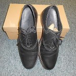 New Cole Haan Drake Perf Spt Saddle Black Size 13 M