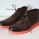 COLE HAAN Lunargrand Chukka Boot w/Orange Nike sole – Mens Size 9.5