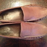 EUC Cole Haan Nike Air Brown Slip On Golf Loafer Shoes Venetian 9.5