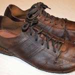 DIESEL SANTOS MENS SZ 12 M BROWN LEATHER OXFORDS SNEAKERS COMFORT SHOES