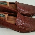 Cole Haan Nike Air Woven Leather Brown Driving Shoe Men’s Loafers  SZ 8