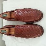Cole Haan Nike Air Woven Leather Brown Driving Shoe Men’s Loafers  SZ 8