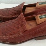 Cole Haan Nike Air Woven Leather Brown Driving Shoe Men’s Loafers  SZ 8