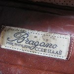 VTG Bragano Cole Haan Brown Leather Loafers Woven 7.5