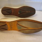 Mens Cole Haan 10 M White Brown Leather Driving Loafers Moccasin