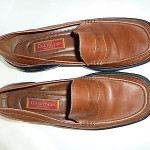 Cole Haan Country Nike Air Brown Leather Loafer Shoes Size 10 B Made In Brazil
