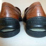 Cole Haan Country Nike Air Brown Leather Loafer Shoes Size 10 B Made In Brazil