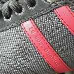 HUGO BOSS MEN’S FASHION SNEAKERS BOSS ORANGE “ORBOR” SIZE 8/ EU 41