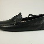 Cole Haan Men’s Loafers / Driving Mocs Black Pebbled Leather Size 10.5 W