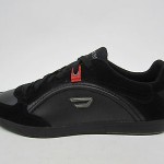 MEN DIESEL EASTCOP STARCH LEATHER BLACK SNEAKERS CASUAL SHOES SIZE US 10 NIB #1A