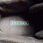Diesel Prospect men’s size 9.5 brown and black leather high top shoes lace up
