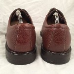 Mens shoes COLE HAAN Nike AIR brown pebbled leather lace up oxfords sz 8.5 M