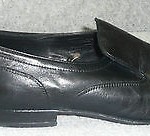 Hugo Boss Classic black leather loafers slipon driving shoes size 10  US GUC