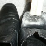 Hugo Boss Classic black leather loafers slipon driving shoes size 10  US GUC