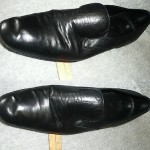 Hugo Boss Classic black leather loafers slipon driving shoes size 10  US GUC