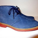 Men’s Cole Haan Nike Air Blue Suede Chukka Boots 7 M