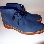 Men’s Cole Haan Nike Air Blue Suede Chukka Boots 7 M