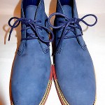 Men’s Cole Haan Nike Air Blue Suede Chukka Boots 7 M