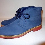Men’s Cole Haan Nike Air Blue Suede Chukka Boots 7 M