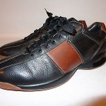 Men’s Cole Haan Nike Air Leather Sneakers 8.5 M Black Brown