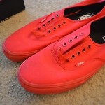 Authentic All Red low top Vans sz 11.5 (Red Octobers All red yeezys)