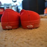 Authentic All Red low top Vans sz 11.5 (Red Octobers All red yeezys)