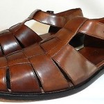 COLE HAAN City- Fisherman Dress Sandal Dark Brown Leather 9.5 D