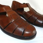 COLE HAAN City- Fisherman Dress Sandal Dark Brown Leather 9.5 D