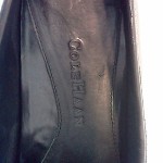 Cole Haan Mens Black Leather Dress Loafers 9 B Dress Slide On Shoes