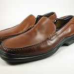 Cole Haan Loafers Slip on US 10.5 W Nike Air Brown Leather Mens Shoes