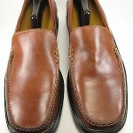 Cole Haan Loafers Slip on US 10.5 W Nike Air Brown Leather Mens Shoes