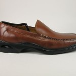 Cole Haan Loafers Slip on US 10.5 W Nike Air Brown Leather Mens Shoes