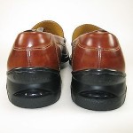 Cole Haan Loafers Slip on US 10.5 W Nike Air Brown Leather Mens Shoes