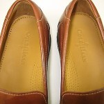Cole Haan Loafers Slip on US 10.5 W Nike Air Brown Leather Mens Shoes